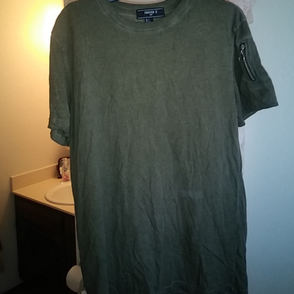 Olive green t-shirt